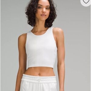 NWT Ribbed Softstreme Cropped Tank Top